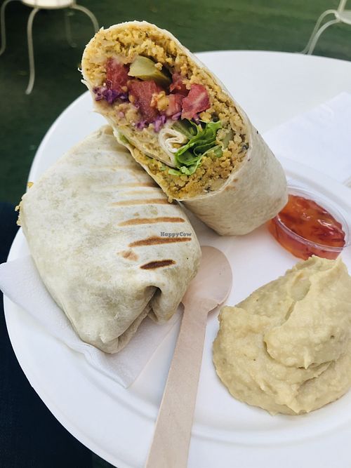 Chickpea wrap  at Vegan Kantin in Bursa