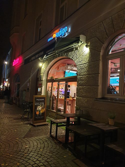 Outside at my indigo - Muenchner Freiheit in Munich