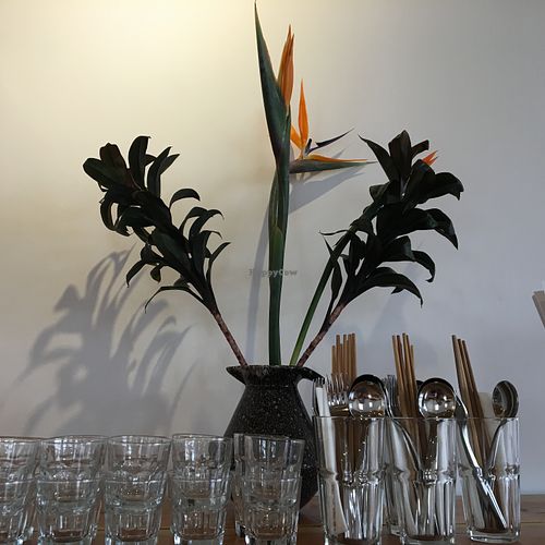 Free water - no single use plastic at Prana Center in Da Lat