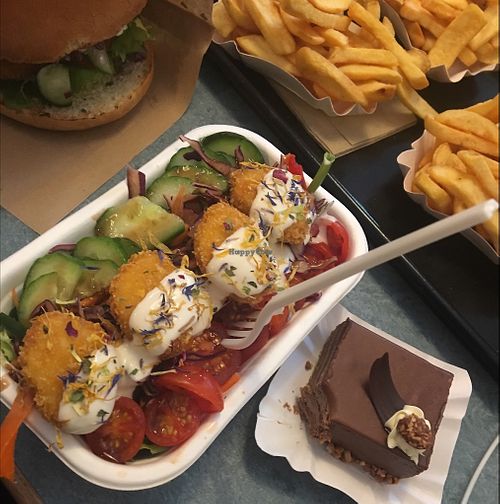 Nugget Salad at Swing Kitchen - Georgenstraße in Berlin