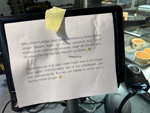 staff shortage (may 2024)  at Swing Kitchen - Georgenstraße in Berlin