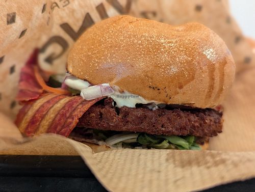 Bacon burger at Swing Kitchen - Georgenstraße in Berlin