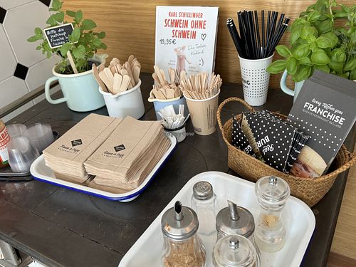 table  at Swing Kitchen - Georgenstraße in Berlin