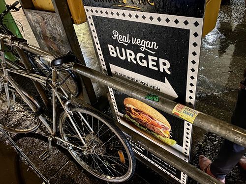 sign at Swing Kitchen - Georgenstraße in Berlin