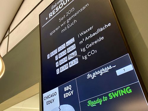 fck co2 at Swing Kitchen - Georgenstraße in Berlin