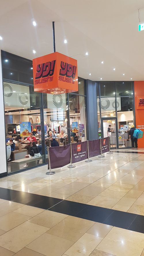 Exterior at YO! Sushi in Cardiff