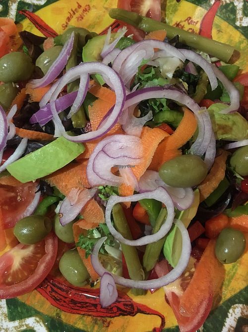 Salad  at Taberna De Nino in Lanzarote