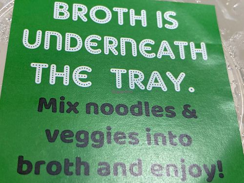 Takeout sticker for pho at St. Veg in Rockville