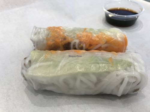 Summer rolls  at St. Veg in Rockville
