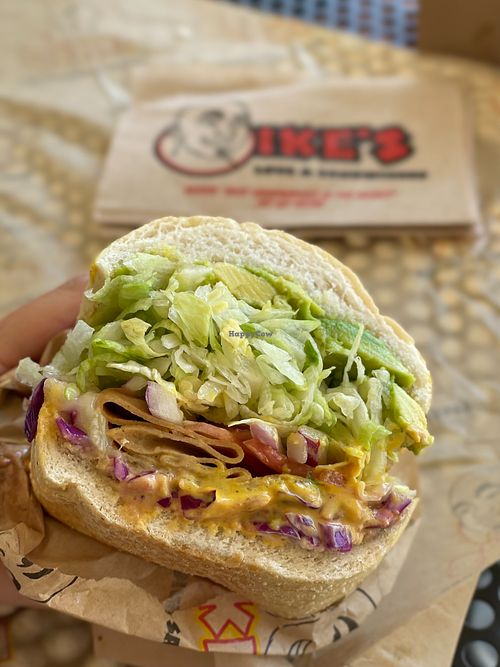 My fave is the Pee Wee on sourdough with added avocado and substituting mustard for the French dressing. at Ike's in Long Beach