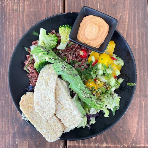 miso mango bowl at A.VO.KA.DO in Malmo