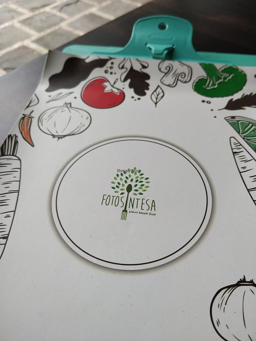Menu Cover at Fotosintesa in Batam
