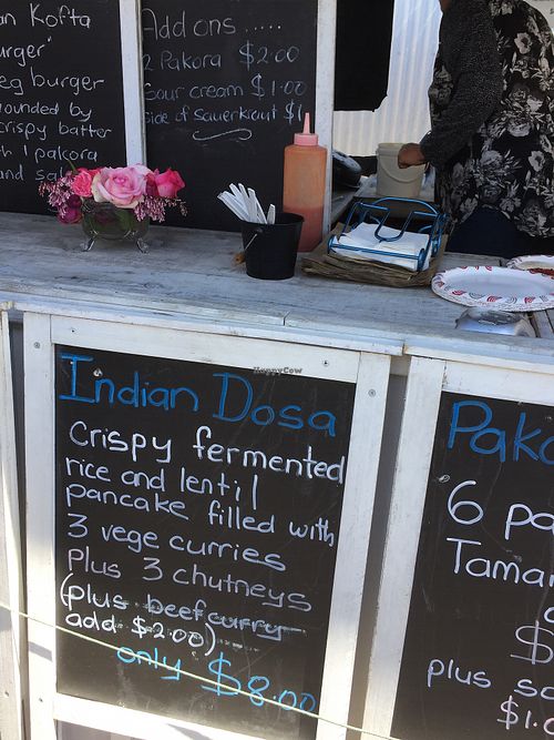 No sambar but good attempt at dosa at Gluten Free Vegetarian - Market Stall in Nelson