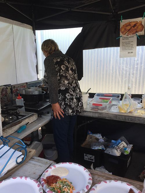 Fried on site  at Gluten Free Vegetarian - Market Stall in Nelson