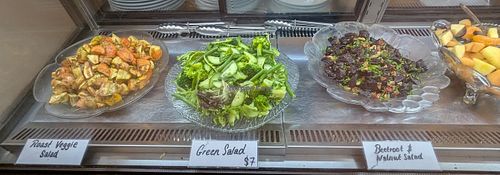 Salads at The Suter Cafe in Nelson