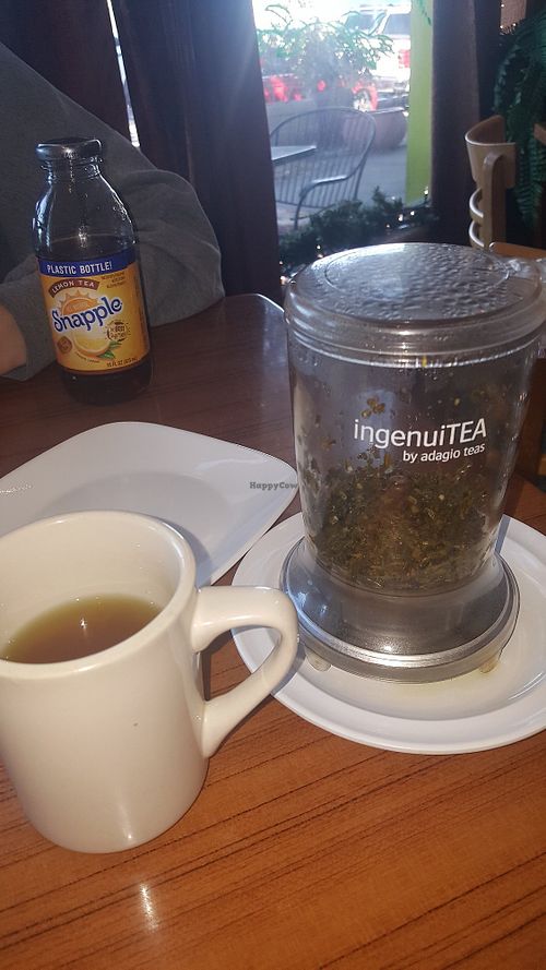 Great tea at Leafy Greens Cafe in St Petersburg