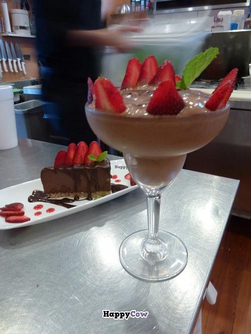 desserts at Leafy Greens Cafe in St Petersburg