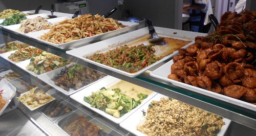 Veggie options at Terminal 21 - Pier 21 Food Court Stall in Pattaya