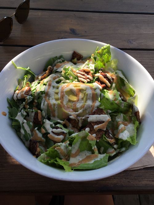 The bowl with tempeh bacon (BLM) at AVO Cafe in Santa Monica
