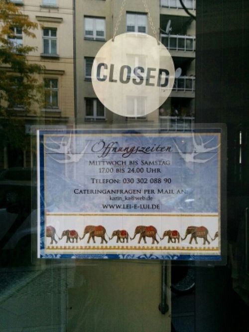 Andere Öffnungszeiten at Lei e Lui in Berlin
