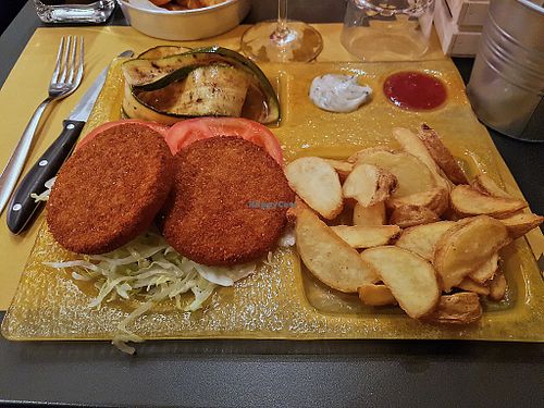 Big veg plate at FUD in Milan
