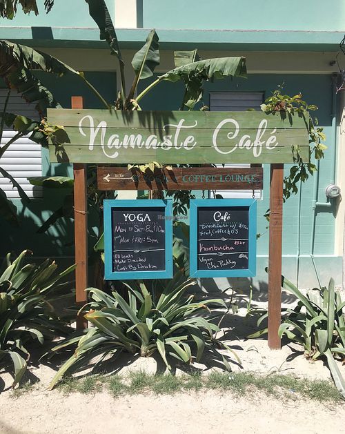 Sign at Namaste in Caye Caulker