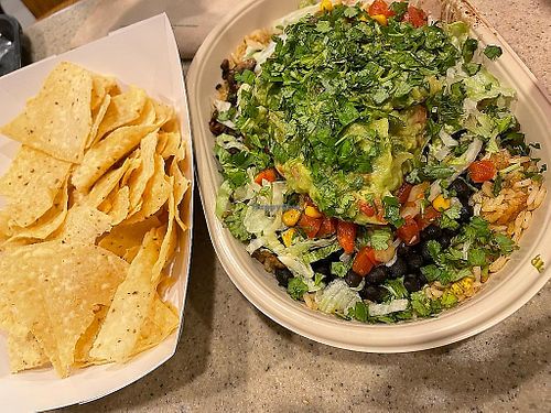 Earmuffs Veggie Bowl  at Universal Studios - Moe's Southwest Grill in Orlando