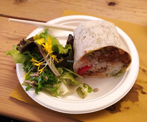 Vegan Burrito at Aromaticus in Rome