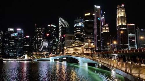 see the skyline from here at Co+Nut+Ink - Esplanade in Central Singapore