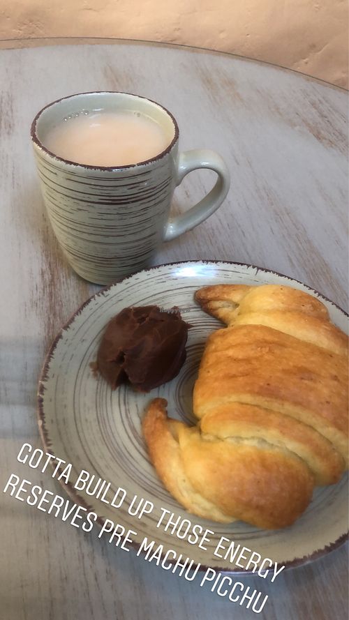 Best vegan croissants ever! at The Little Bake Shop in Cusco