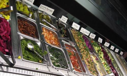 Amsterdam Falafelshop, Washington, DC - Falafel bar at Amsterdam Falafelshop - Adams Morgan in Washington