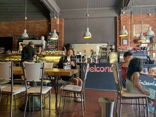 Inside at The Old Fire Station Cafe Gallery in Preston