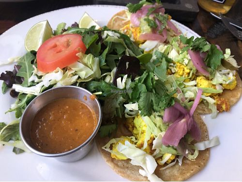 Tofu taco  at Patron's Corner in San Diego