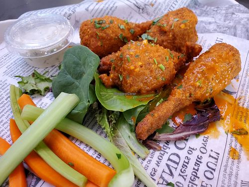 Artichoke wings at Golden Road Brewing - DTLA in Los Angeles