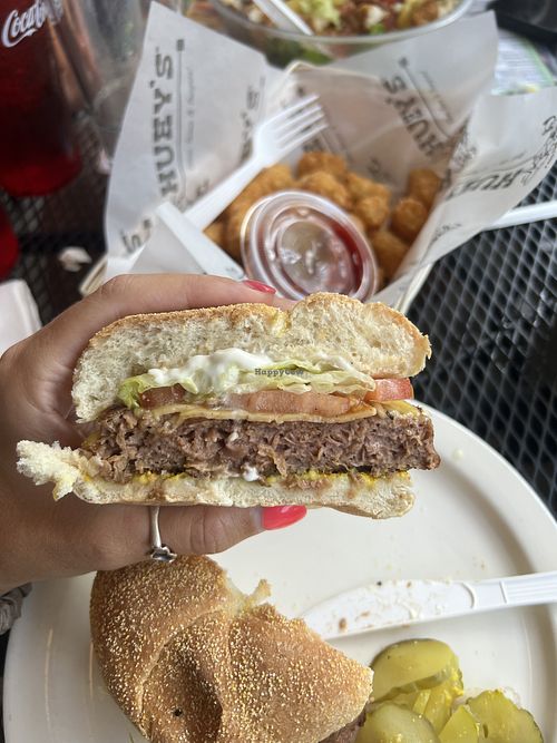 vg beyond burger  at Huey's in Memphis