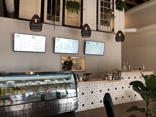 Amazing juices, smoothies and bowls. Mostly all vegan options  at The Neighborhood in Paso Robles