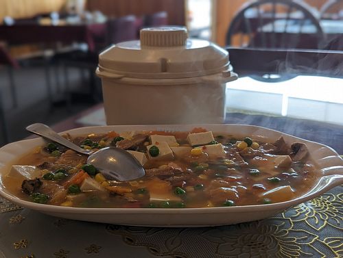 Spicy tofu at Bodhi Garden in Orange