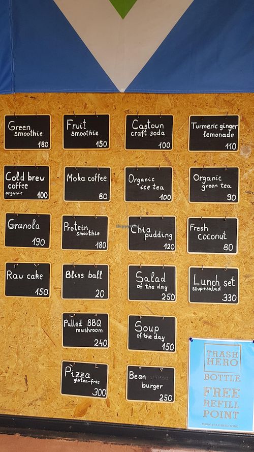 Menu at Cooper's Specialty Kitchen in Ao Nang