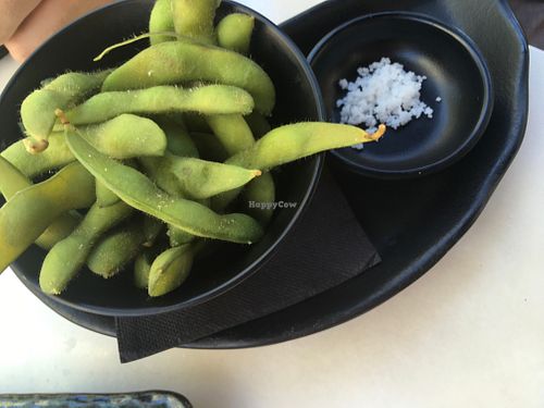 Edamame at Koppu Ramen Izakaya in Lisbon
