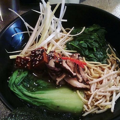 Vegan ramen at Koppu Ramen Izakaya in Lisbon