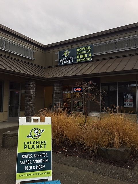 Store Front at Laughing Planet in Vancouver