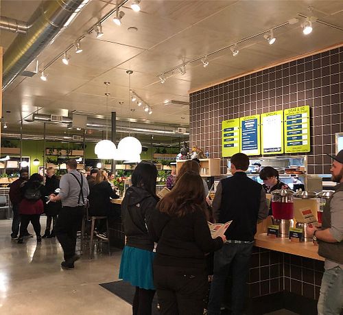 Inside at Laughing Planet in Vancouver