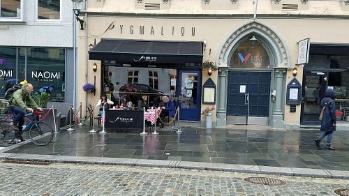 outside at Pygmalion in Bergen