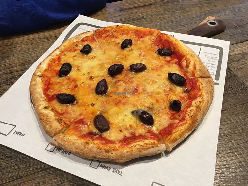 One top vegan pizza  at Infinito in Christchurch