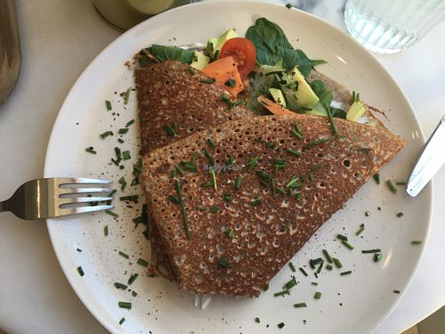Vegan galette at Maria Limão in Lisbon