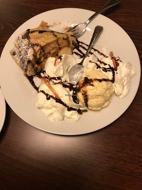 Apple strudel  at Nidda in Frankfurt