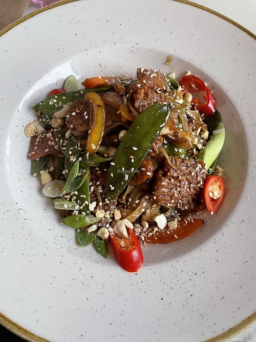 Teriyaki noodles at Twelve Eatery in Bournemouth