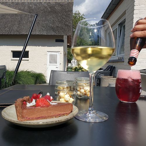 Amazing vegan chocolate pie at Huize Barista in Tielt-winge