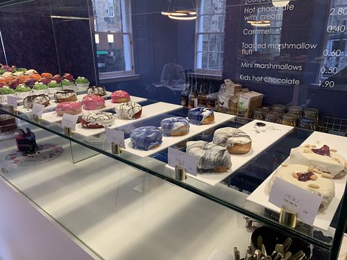 Donuts  at Naked Bakery in Edinburgh