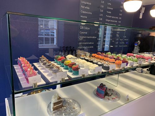 Cupcakes at Naked Bakery in Edinburgh